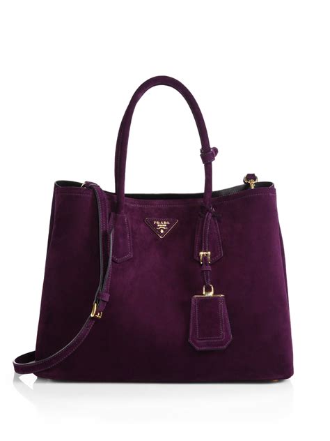 prada purple handbag|brown nylon prada bag.